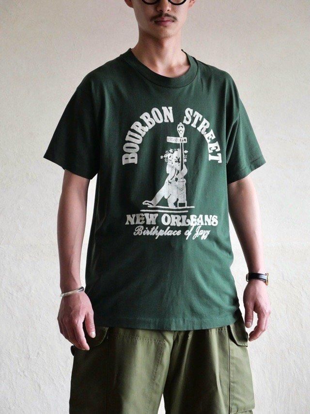 1980's Vintage Printed T-shirt "BOURBON STREET"