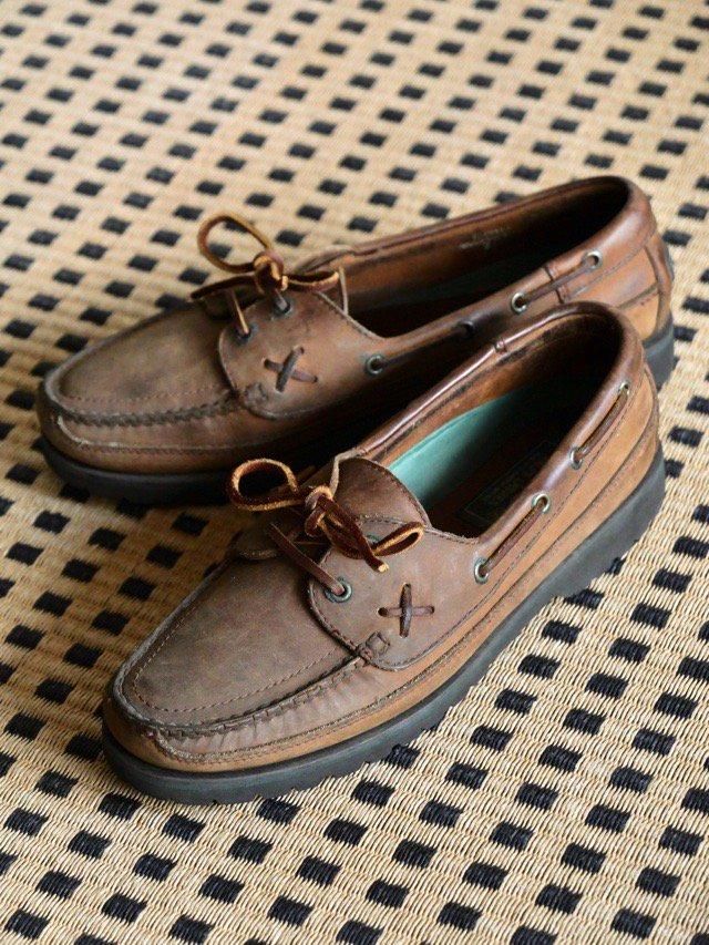 1990's Vintage POLO COUNTRY RalphLauren Nubuck Leather Shoes