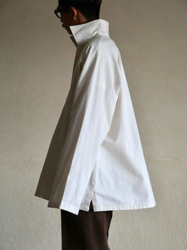 1990's Vintage LANDS'END Fisherman Smock, White - Vintage