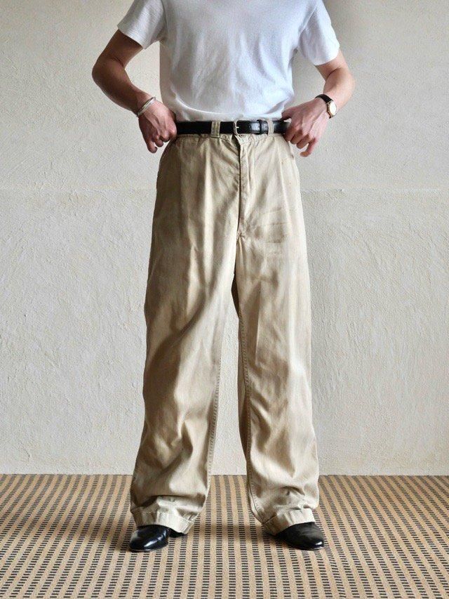 ~1960's Vintage ARMY Style Chino Trousers