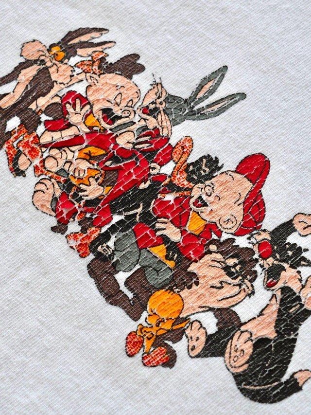 1990's~ Vintage Printed T-shirt "Looney Tunes"