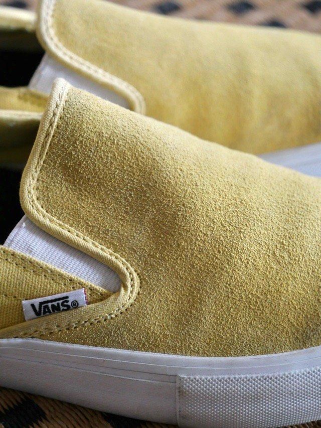 00's~ VANS Slip-on PRO, Custard color