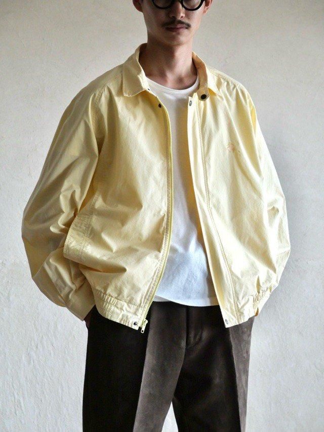 1990s Vintage BrooksBrothers Cotton Blouson, Yellow