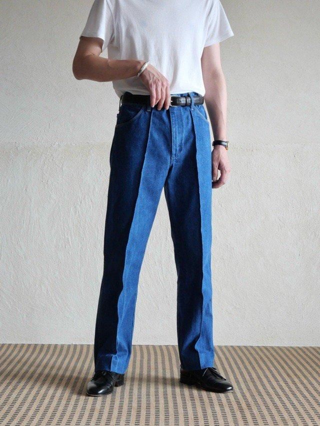  MONK Custom 
Wrangler 13MWZ Denim "TROUSERS"
(size w.33 )