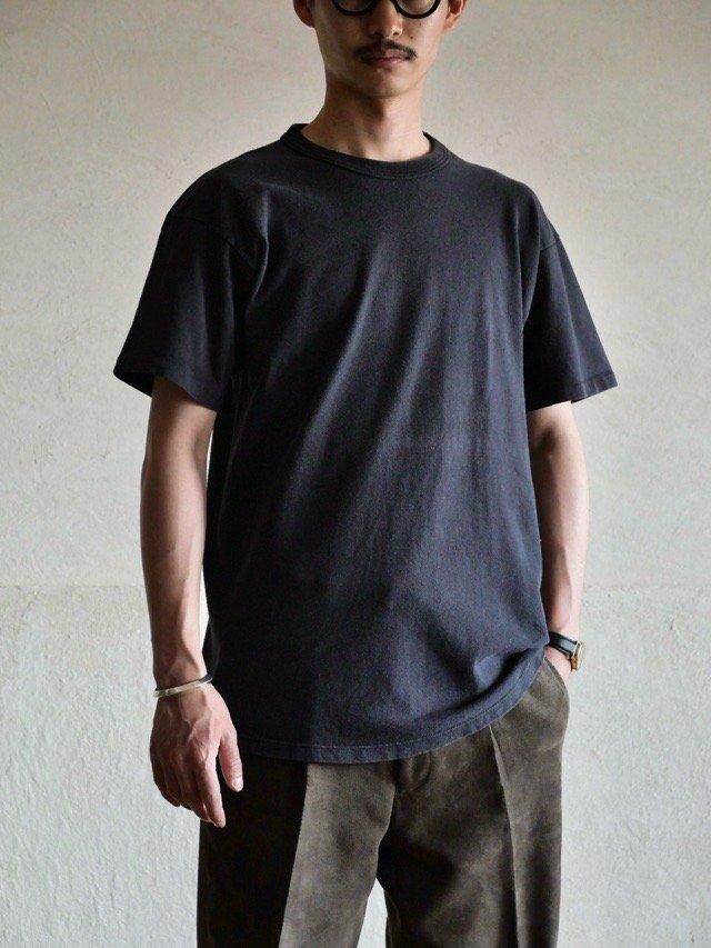 1980's Vintage Champion Cotton T-shirt, Fade-Black