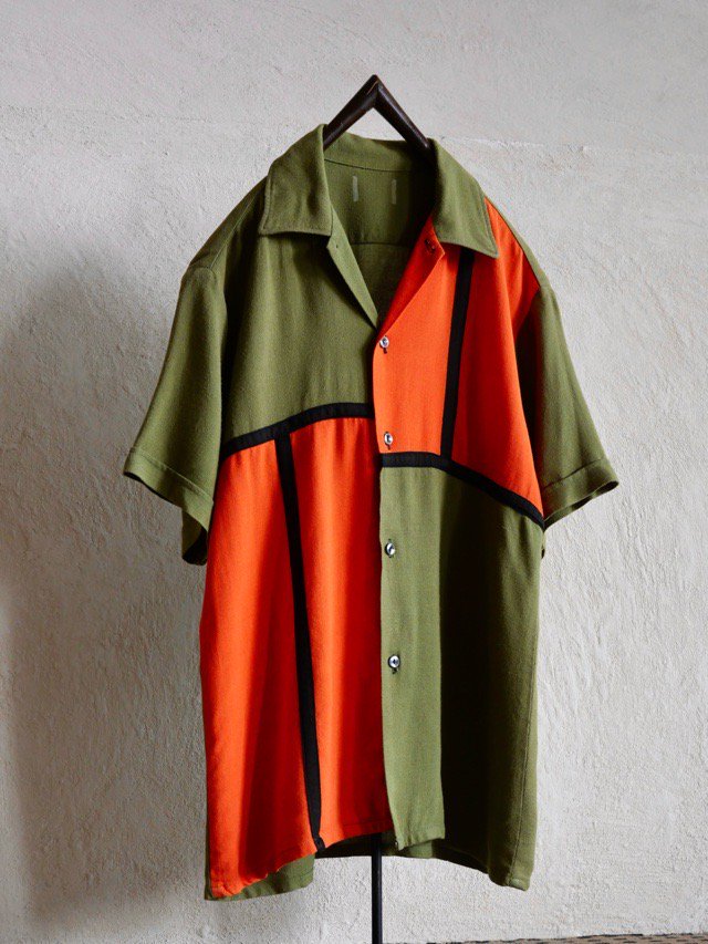 1960's Vintage Rayon Switched S/S Shirt