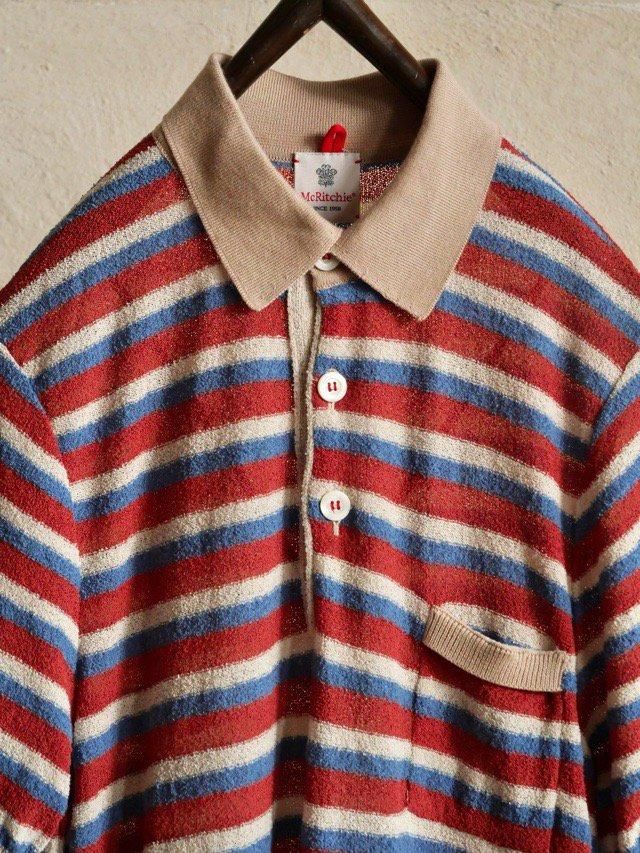 McRitchie Summer Knit Border Polo-shirt