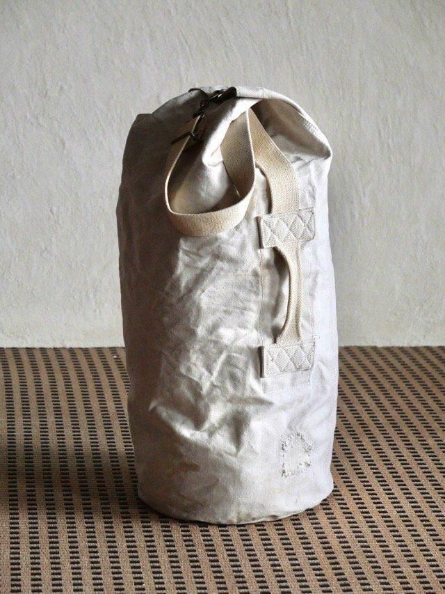 Vintage French Marine Cotton Dack Duffle Bag