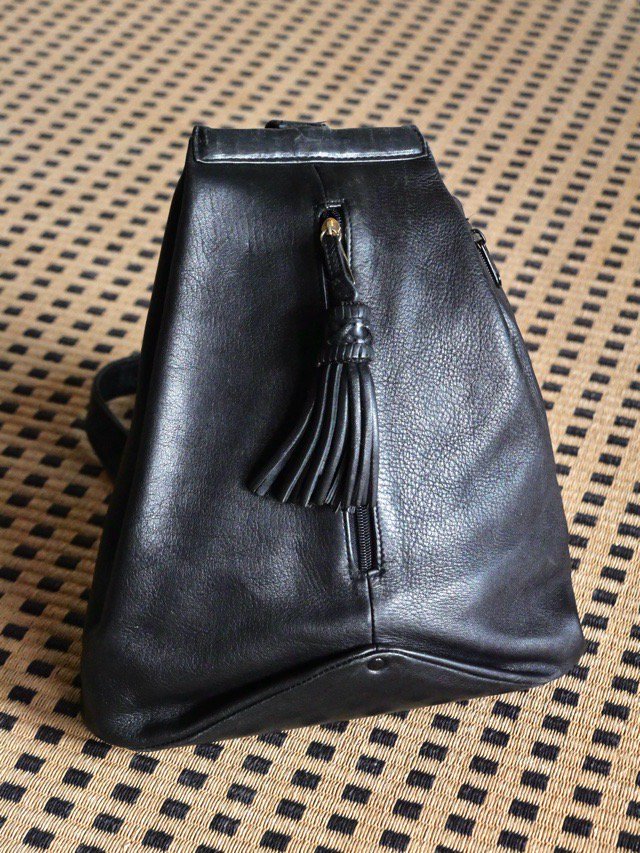 1990~00's Tignanello Leather Shoulder Bag