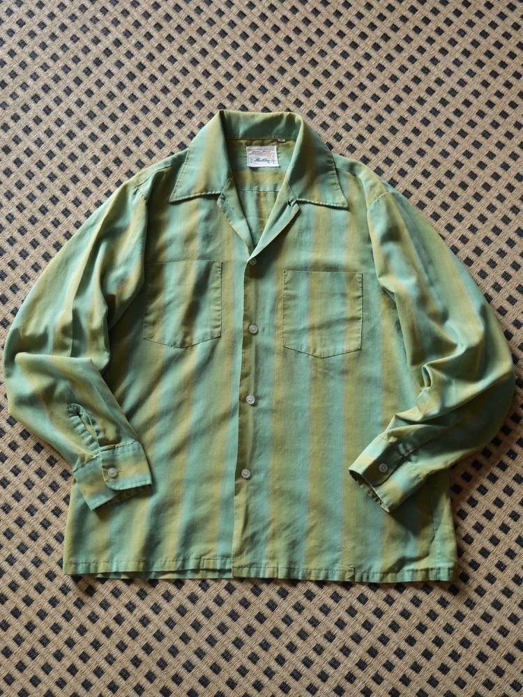 1970's Vintage Fleetline Shadow Stripe Shirt