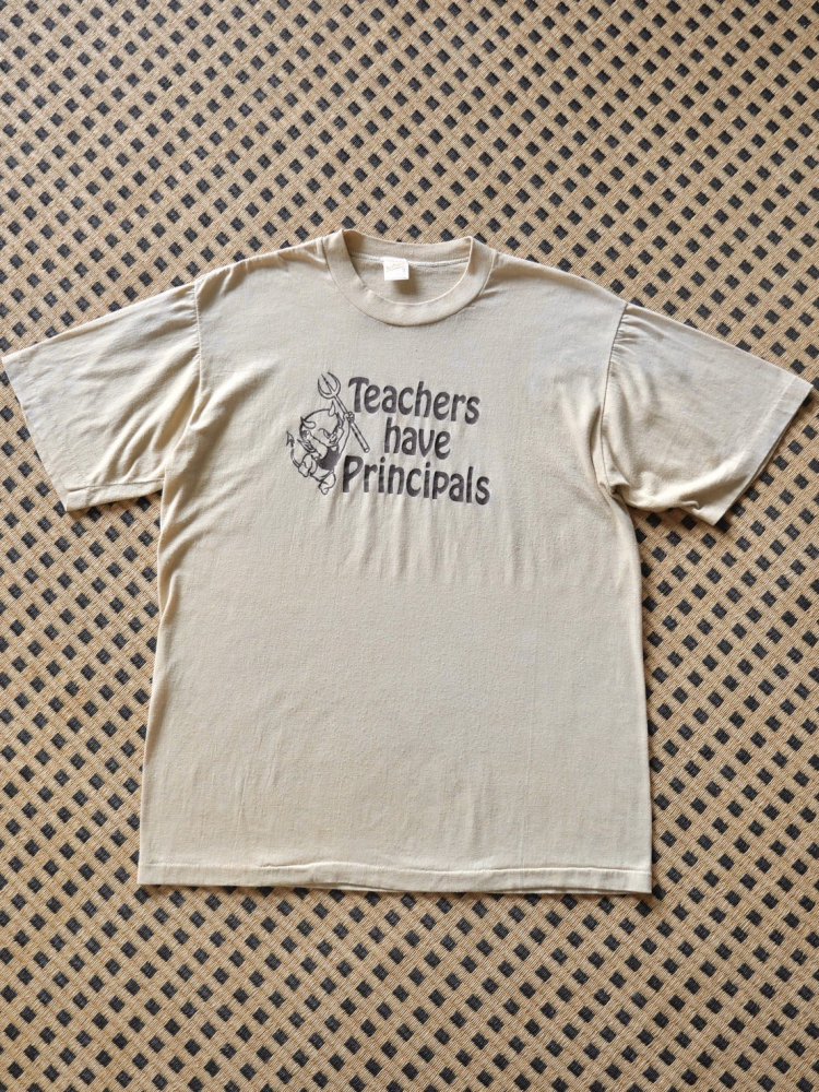1970's Vintage Printed T-shirt "PRINCIPALS"