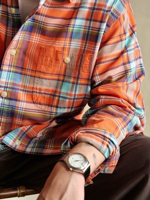 1990's  RalphLauren Native/Work Check Shirt