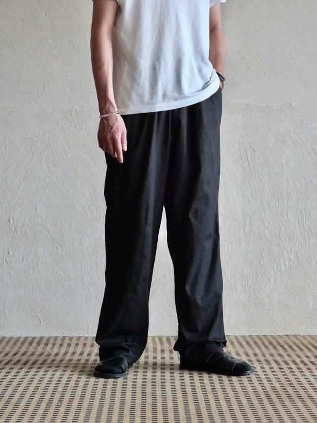 00's alfed dunner Denim Easy Trousers, Black