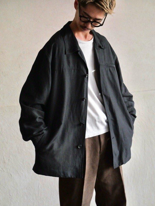 00's claiborne Silk&Linen Summer Jacket, Black