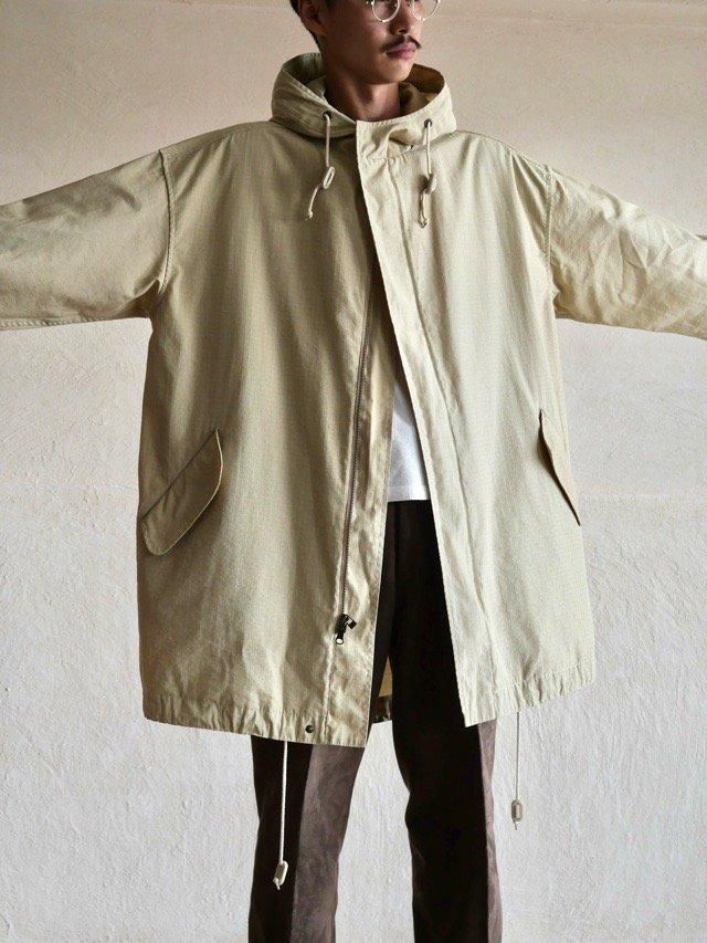 1990~00's EddieBauer Cotton&Nylon Fishtail Parka