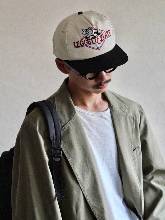 1990~00's Embroidered Cotton Cap "Leggeit&Platt"