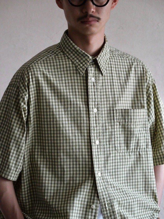 Early00's BananaRepublic Cotton Check S/S Shirt