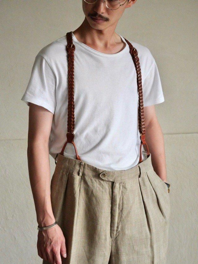 Classic Style Suspenders, Leather