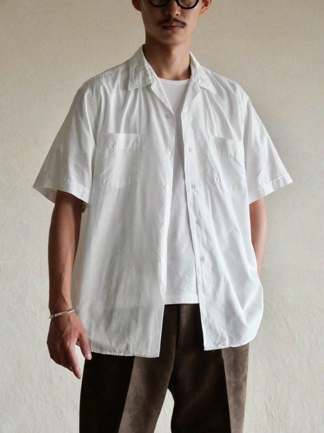 1960's Vintage Pima Cotton S/S White Dress Shirt