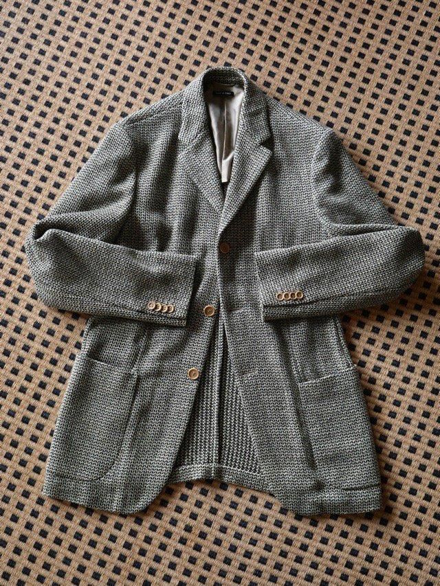 【完売品】GIORGIO ARMANI  ツイードジャケット 00's GIORGIO ARMANI Summer Soft Tweed Jacket 