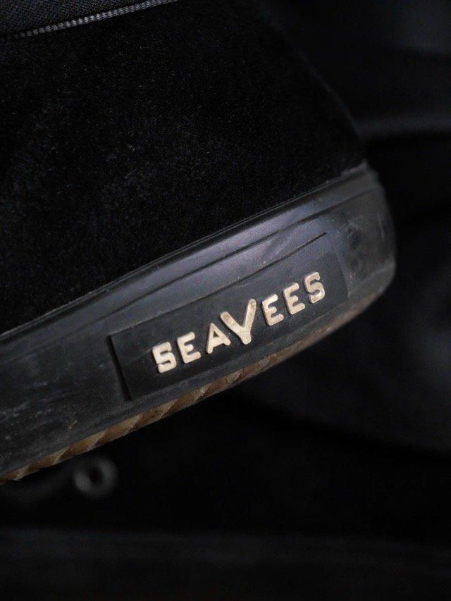 SEAVEES Suede Sneakers, Black