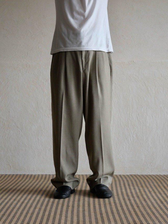 1990's Rayon/Polyester Greige Trousers