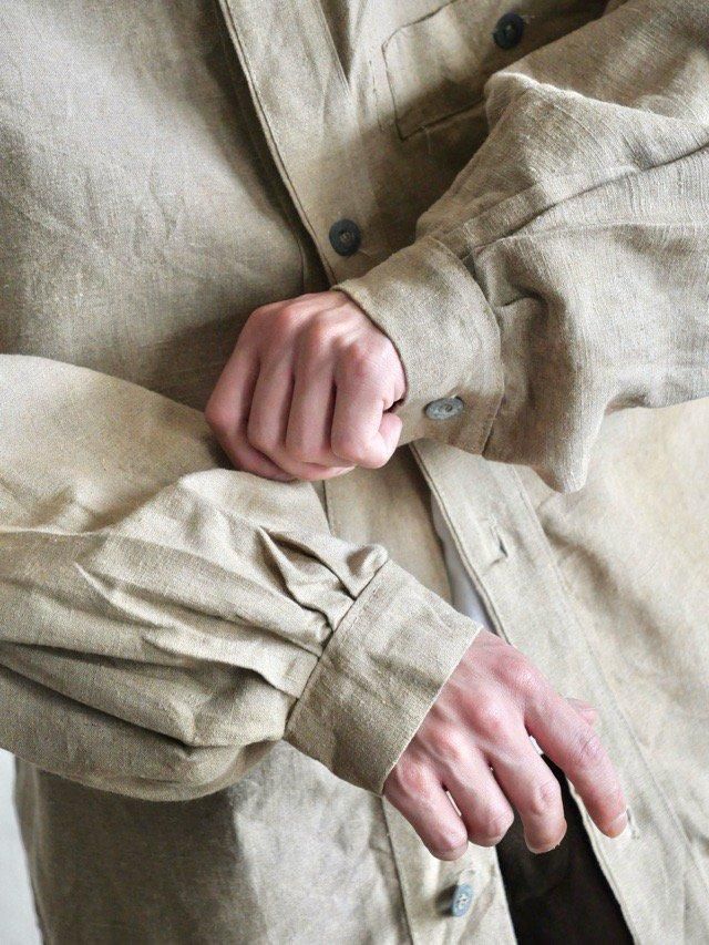 1930's Vintage French Military BOURGERON Linen Jacket 1930's Vintage French Military BOURGERON Linen Jacket