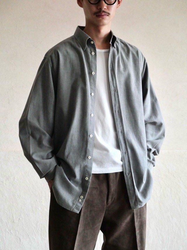 1990's EMPOLIO ARMANI Light Cotton Flannel Shirt