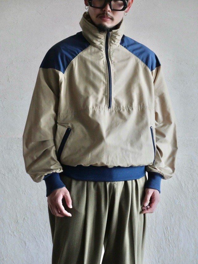 1980's Vintage L.L.Bean Half-Zip Shell Jacket, Made in USA.