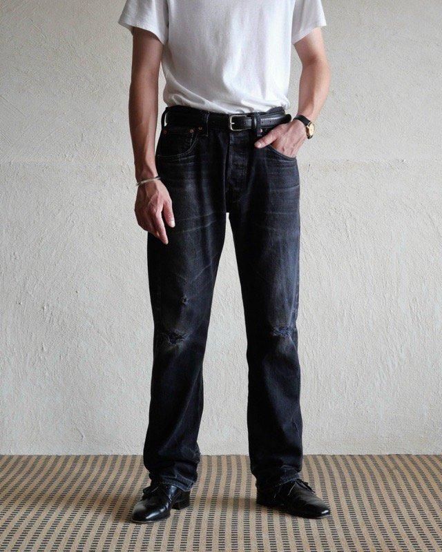 00s Levis 501 GOOD FADE BLACK