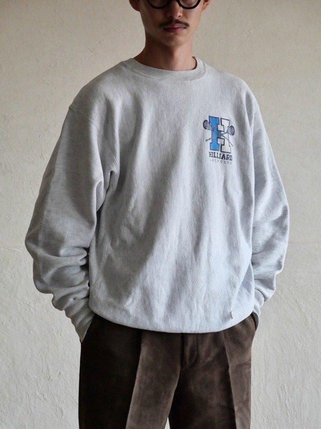 1990's Vintage RUGGED SWEATS
R.W.type Printed Sweat Shirt, Made in USA.