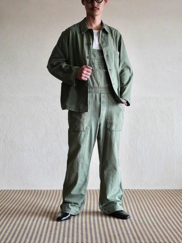1970~80's Euro Vintage KLM Cotton "Overall"