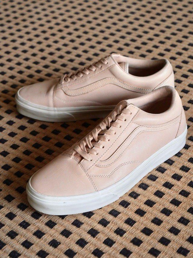 VANS OLD SKOOL Veggie-Tan Leather Sneakers