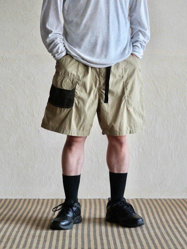 1990's Vintage ORVIS Nylon Field Shorts, Beige