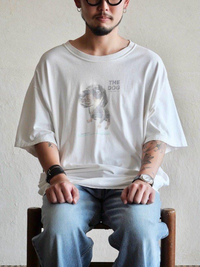 Early00's Printed T-shirt "THE DOG"