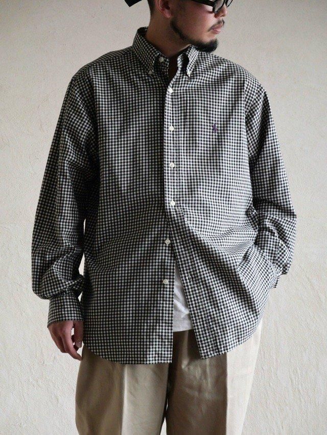 ~00's RalphLauren Gingham-check Shirt
