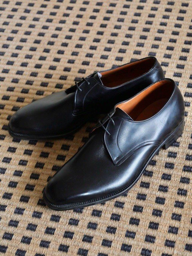 1970's UK Vintage "K SHOES" Dress Shoes, Black