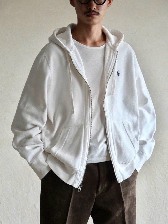 00's RalphLauren Sweat&Thermal Zip-up Parka