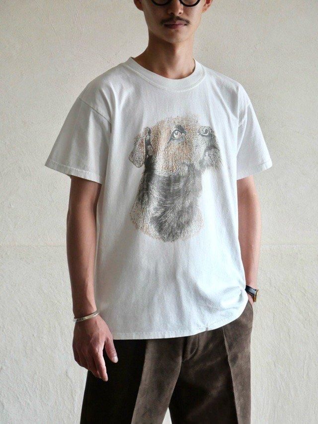 ~00's Vintage Printed T-shirt "DOG"