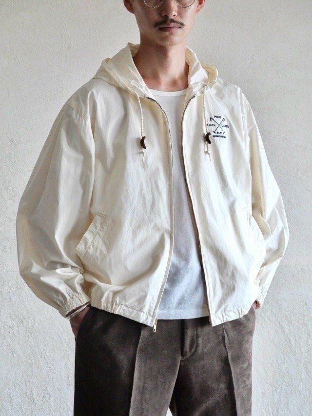 1990's Vintage RalphLauren Poplin Hooded Blouson