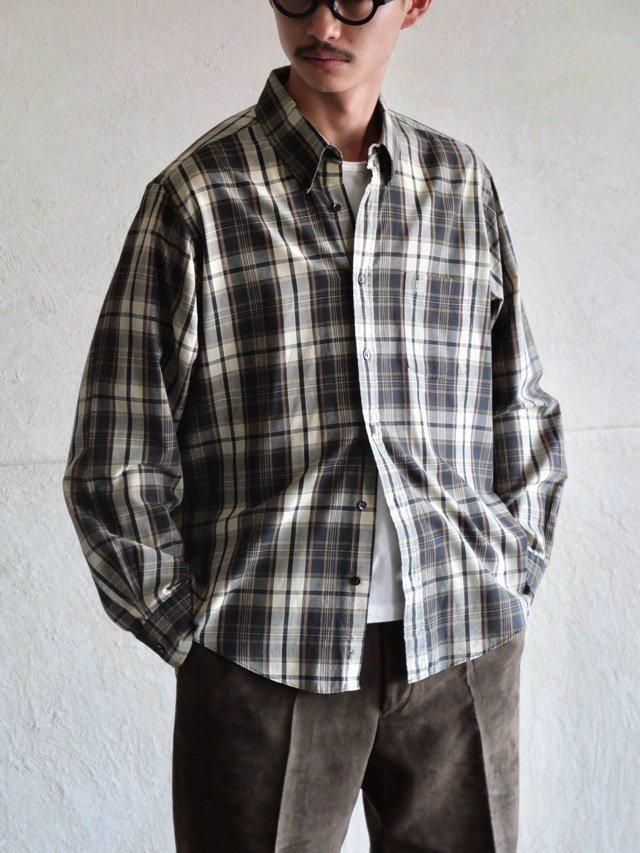 80's Canadian GIVENCHY Check Shirt, Made in Korea.