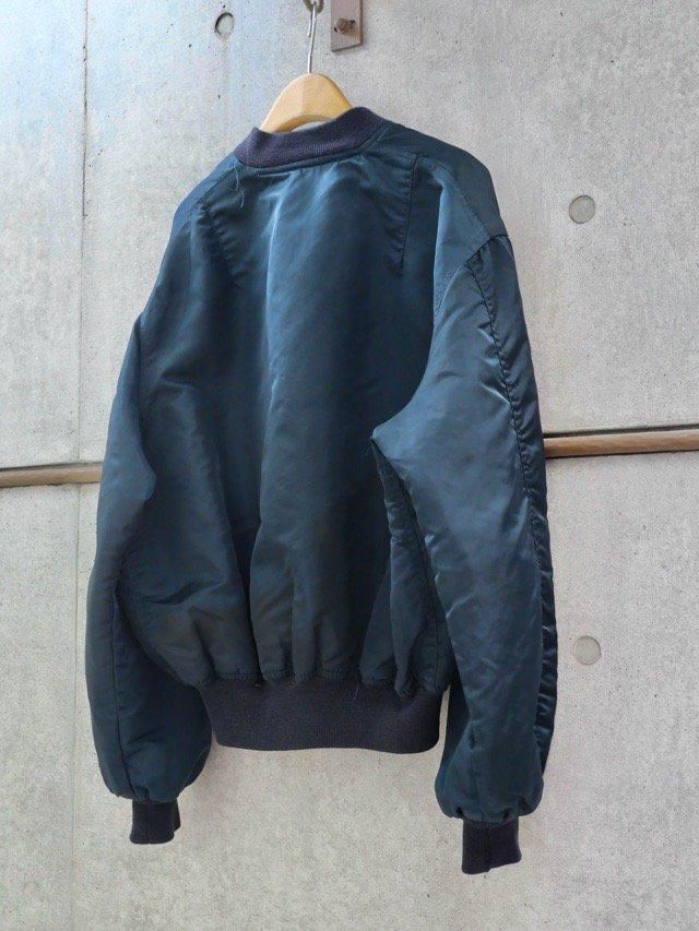 1990's ZEPEL MA-1 type Nylon Blouson, Navy/Orange - Vintage 1990's ZEPEL MA-1 type Nylon Blouson, Navy/Orange - Vintage