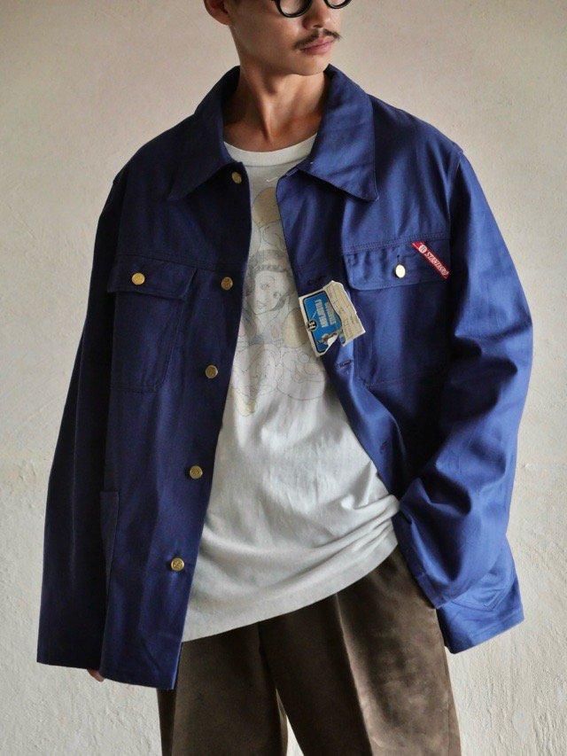 DEADSTOCK 1970-80's Vintage Denmark Worker's Jacket 