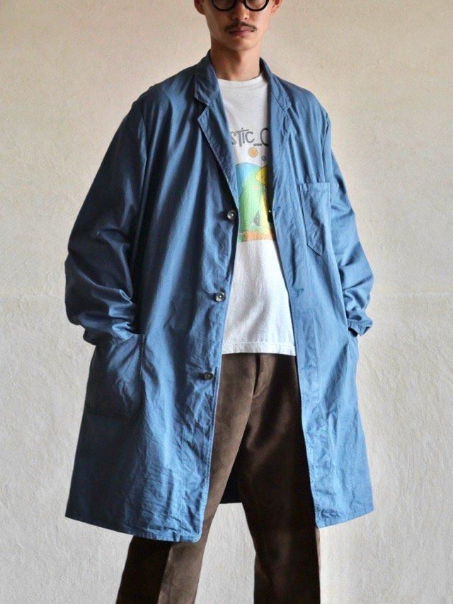 1960's German Vintage Cotton Twill Engineer Coat