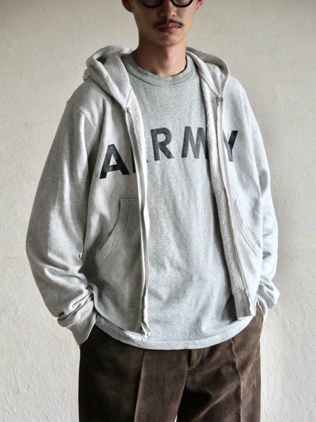 1980~90's Vintage U.S.ARMY Zip-up Sweat Parka