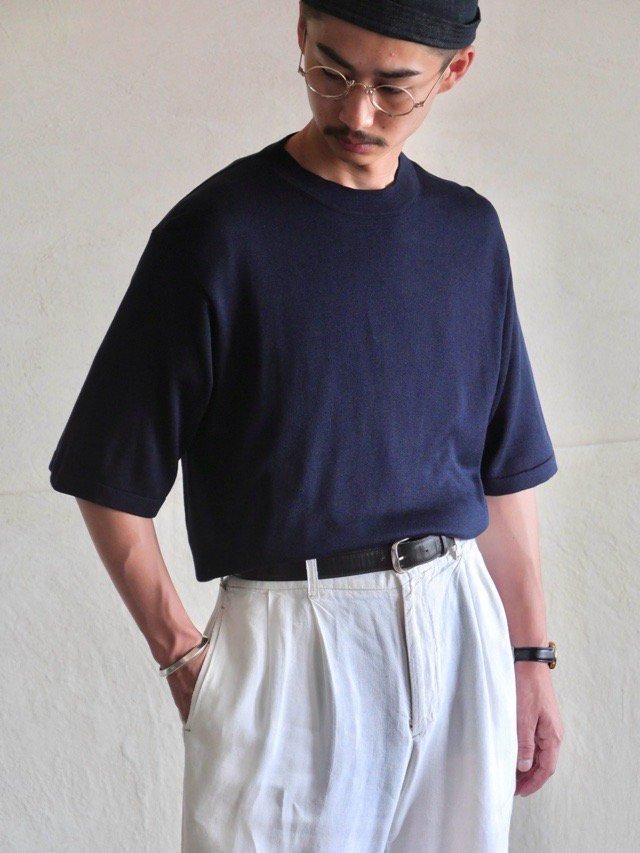 00's WAYNE GRETZKY 100% Silk Summer Knit T-shirt