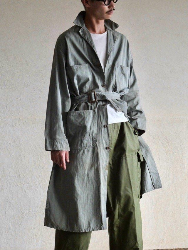 1950's Vintage HBT Cotton Engineer Coat
