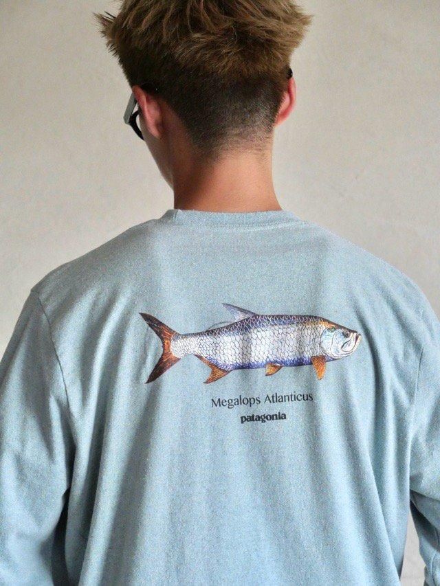 patagonia Printed L/S Shirt "Megalops Atlanticus"