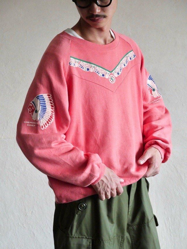 1980's EURO Vintage Sweat Shirt "CHEROKEE CHIEF"