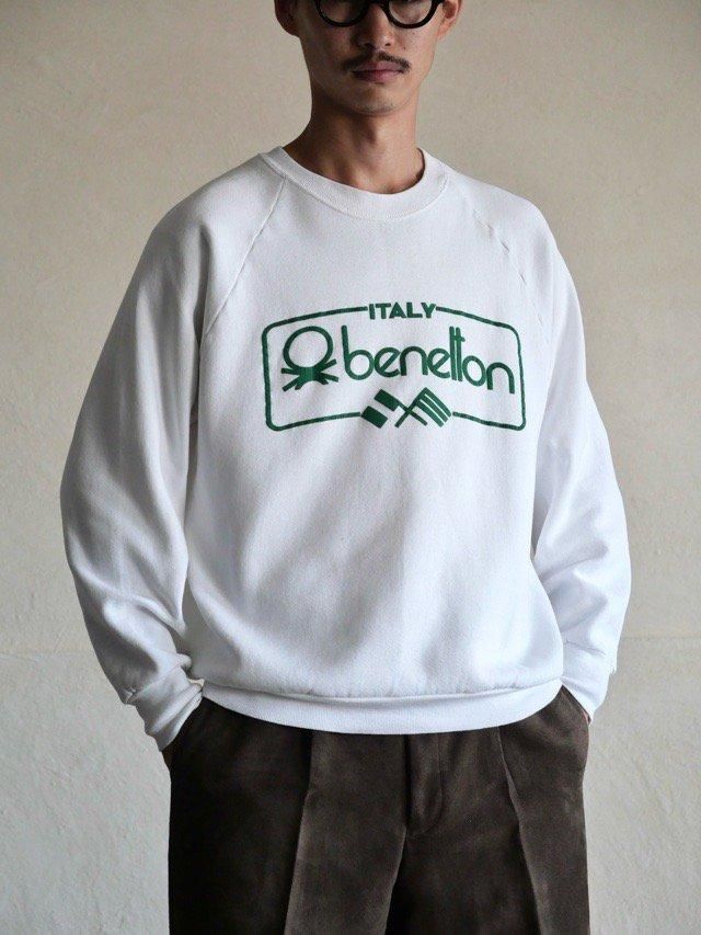 1990's Vintage Benetton Printed Sweat, Made in USA
